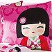 Funda de almohadón infantil fucsia
