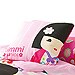 Funda de almohadón infantil rosa