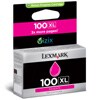 Cartucho original Lexmark Nº 100XL Magenta