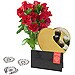 12 Rosas rojas 60 cm + Bombones corazón Godiva + Pegatinas decorativas