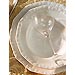 Vajilla de 56 piezas en porcelana con relieve