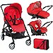 Coche de paseo Pack Streety Intense Red