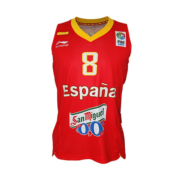 Camiseta oficial Selección Española de Baloncesto 2.011-2.012 Li-Ning - yaencontre.com