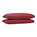 Funda de almohada roja