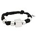 Pulsera de algod�n y plata
