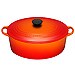 Cocotte ovalada en hierro colado