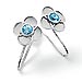 Pendientes con cristal