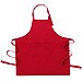 Delantal con hebilla rojo