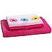 Juego de 3 toallas fucsia