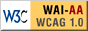 Logotipo W3C WAI AA