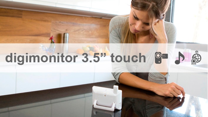 vigilabebés digimonitor 3.5 pulgadas touch