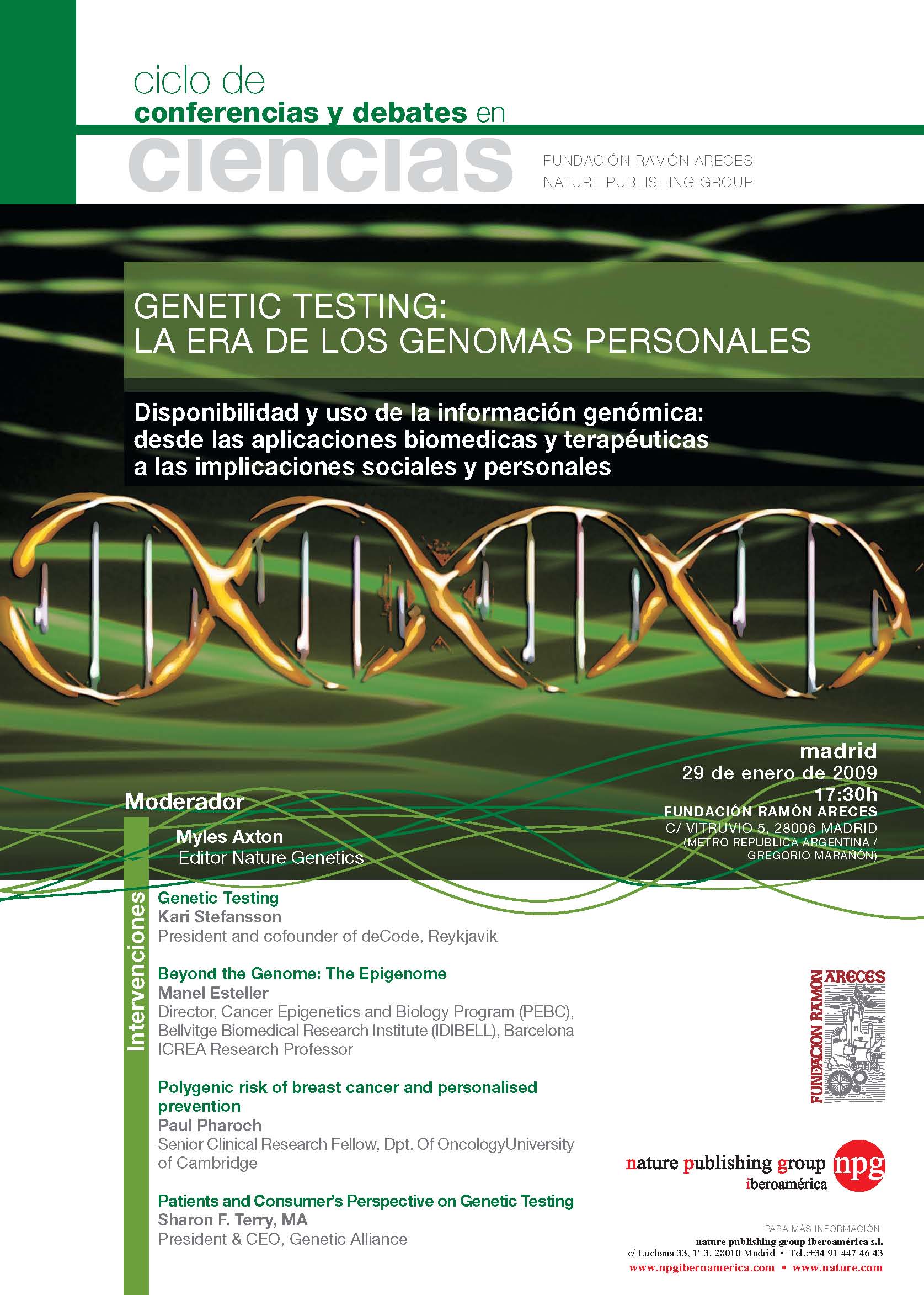 Pruebas gen�ticas: la era de los genomas personales