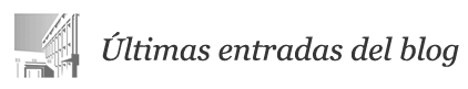�ltimas entradas del blog