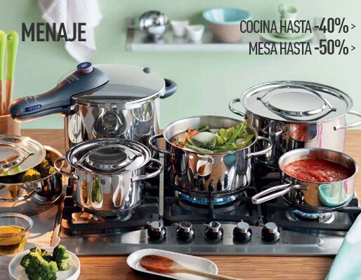 Menaje de cocina. Menaje de mesa.