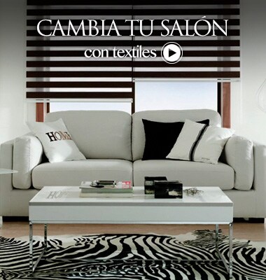 Cambia tu salón con textiles