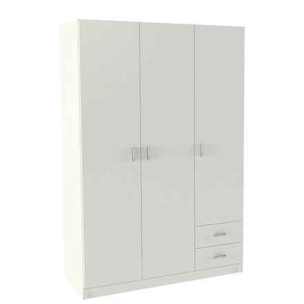 Image of Armario Ropero 3 Puertas + 2 Cajones 000211400023