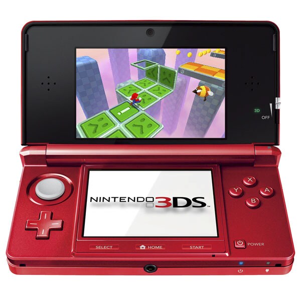 Consola Nintendo 3DS Rojo metálico