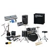 Kit Yamaha de teclado + batería + guitarra eléctrica + bajo eléctrico