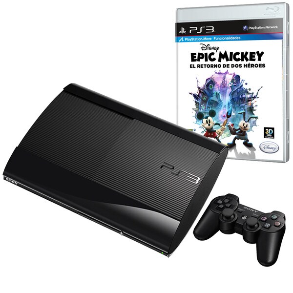 Consola PS3 de 12 GB + Epic Mickey: El retorno de Dos Héroes