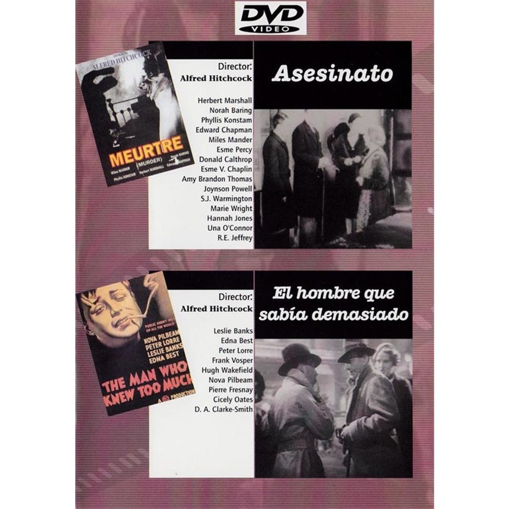 Alfred Hitchcock : Asesinato Y El Hombre Que Sabia Demasiado