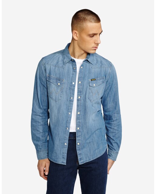 camisa wrangler hombre