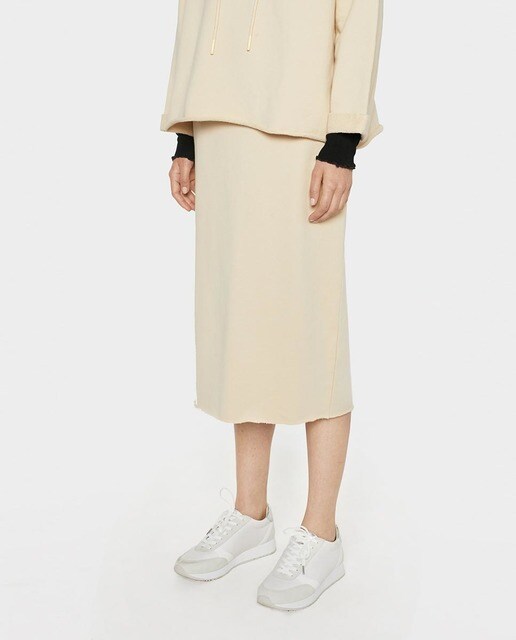 Falda de mujer Parfois de algodón en beige Falda de mujer Parfois de algodón en beige