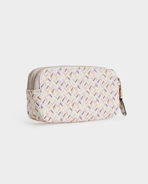 Neceser de mujer Parfois multicolor con estampado simétrico Neceser de mujer Parfois multicolor con estampado simétrico