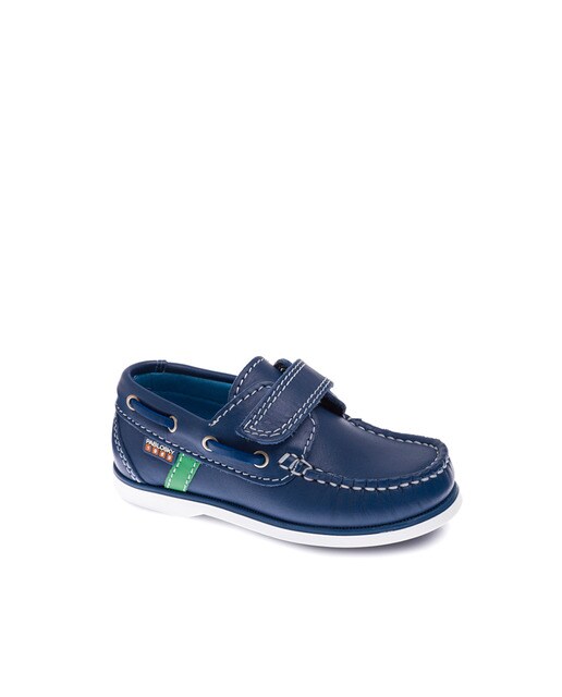 Náuticos de niño Pablosky de piel color azul Náuticos de niño Pablosky de piel color azul