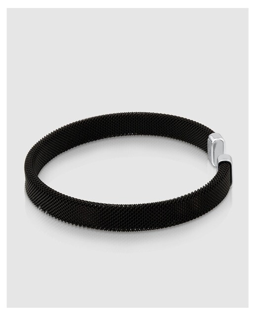 Pulsera Tous Papa Power de acero IP negro y acero inoxidable Pulsera Tous Papa Power de acero IP negro y acero inoxidable