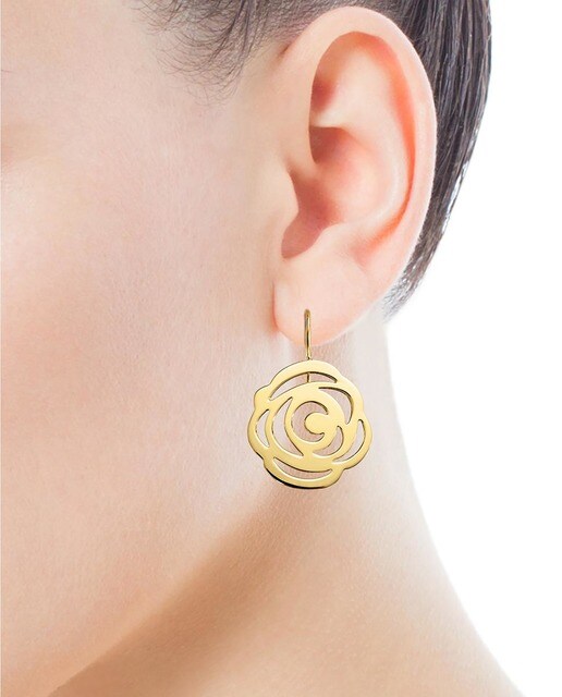 Pendientes Tous Rosa de Abril de oro amarillo de 18 ct Pendientes Tous Rosa de Abril de oro amarillo de 18 ct