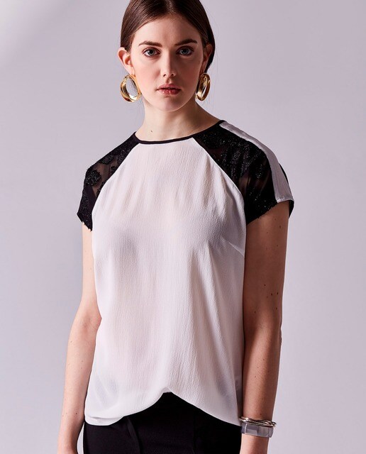 Camisas, blusas y tops de Mujer Tallas grandes · Moda Top de mujer Adolfo Domínguez Plus blanco de poliéster
