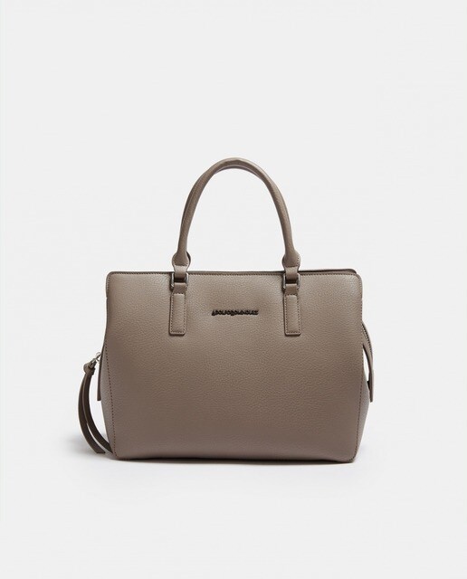 Similpiel Color Taupe De Mano Bolso En HcwP0qO8Pt