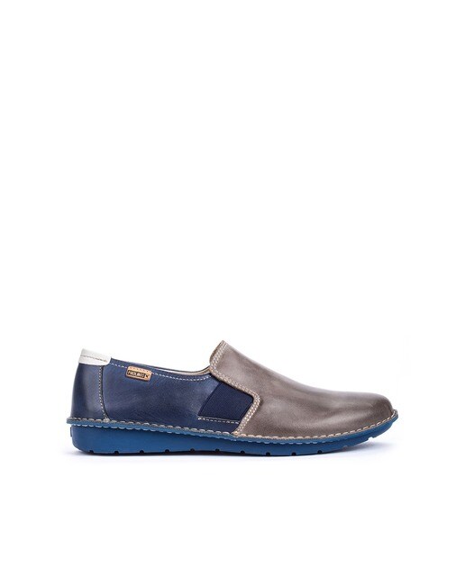 mocasines grises hombre