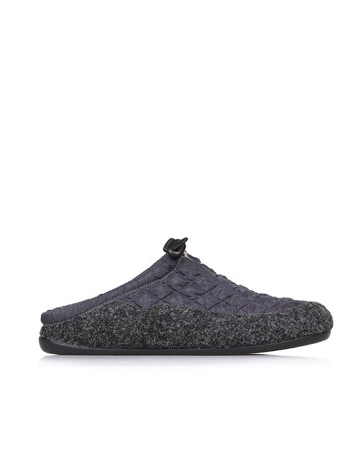 Zapatillas de casa de hombre de textil en gris Zapatillas de casa de hombre de textil en gris