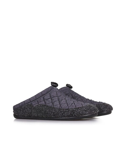 Zapatillas de casa de hombre de textil en gris Zapatillas de casa de hombre de textil en gris