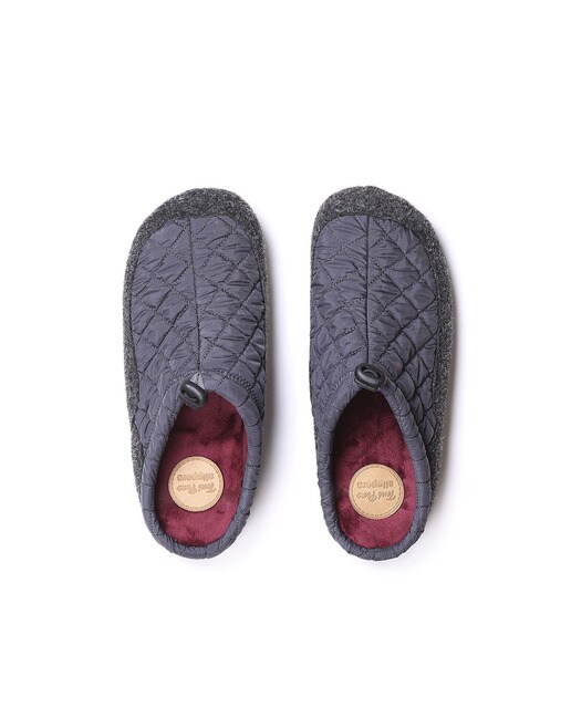 Zapatillas de casa de hombre de textil en gris Zapatillas de casa de hombre de textil en gris