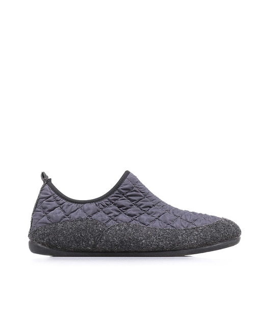 Zapatillas de casa de hombre de textil en gris Zapatillas de casa de hombre de textil en gris
