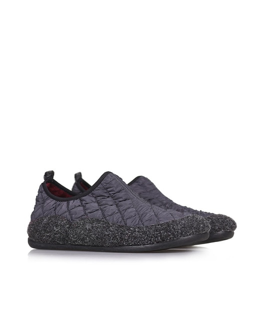 Zapatillas de casa de hombre de textil en gris Zapatillas de casa de hombre de textil en gris