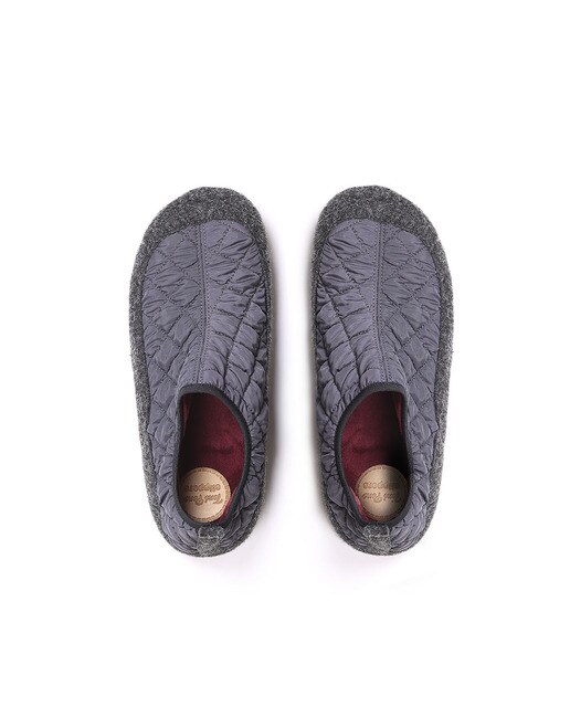 Zapatillas de casa de hombre de textil en gris Zapatillas de casa de hombre de textil en gris