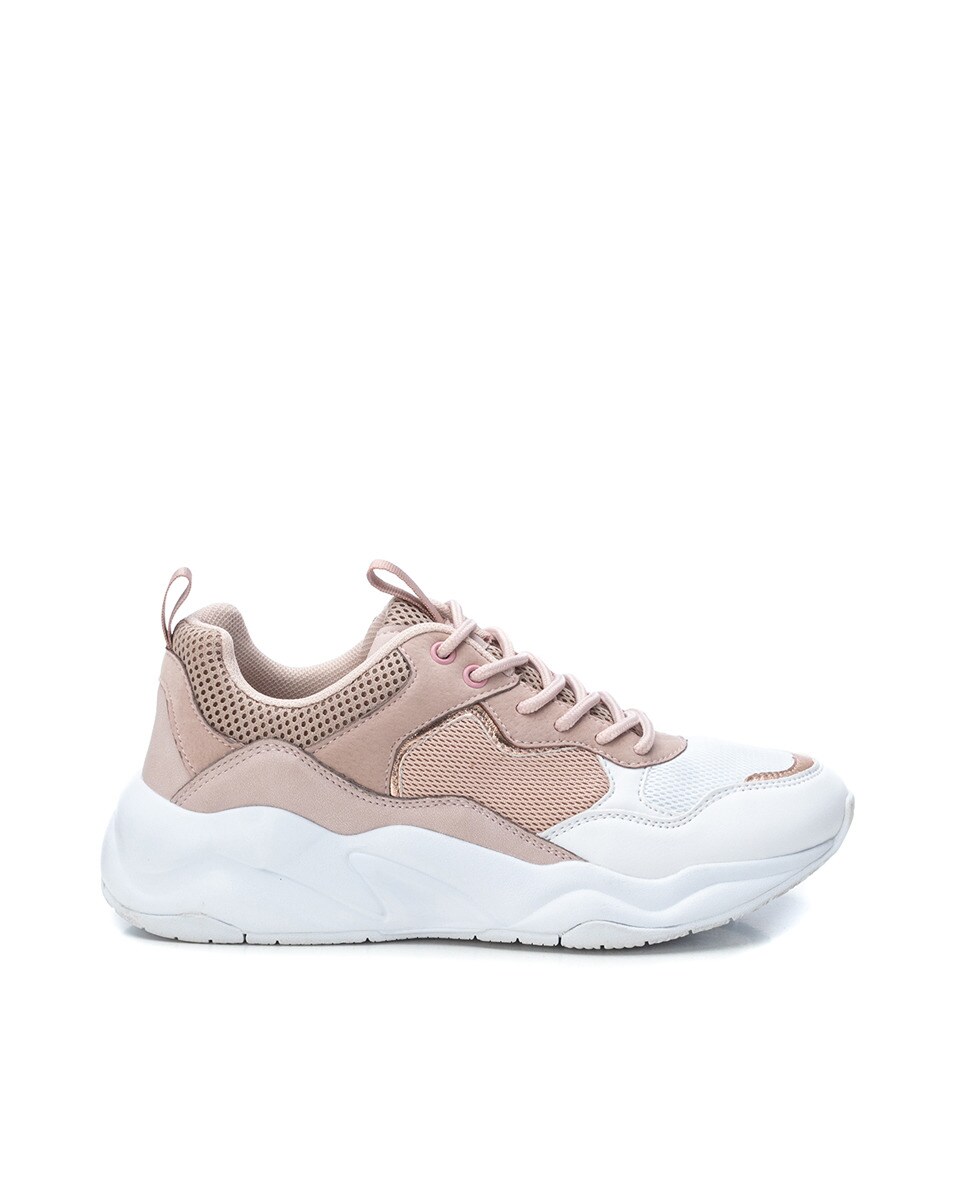 Zapatillas Deportivas De Mujer Xti En Nude Con Plataforma Moda El