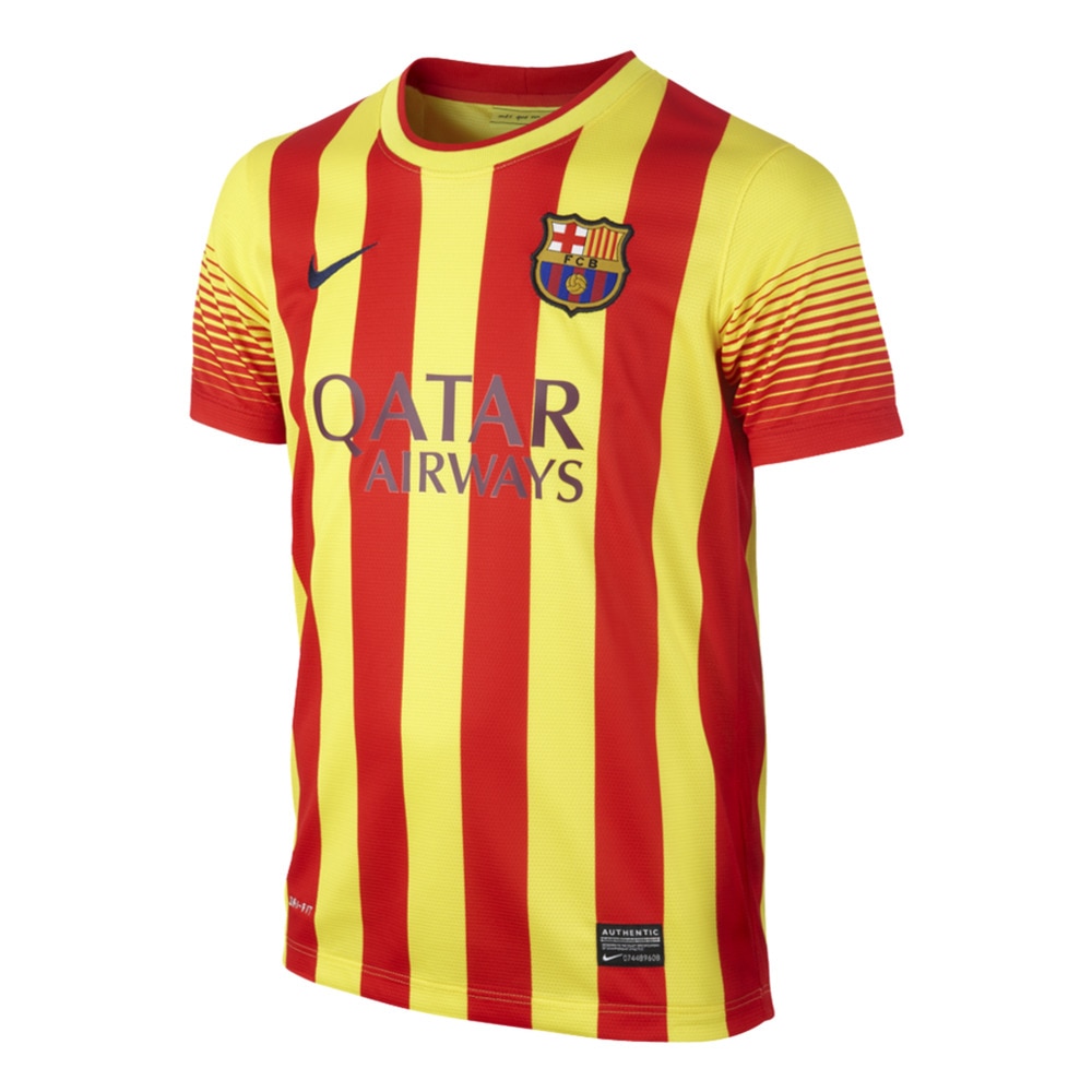 Camiseta junior 2ª Equipación FC Barcelona 2013-2014 Nike