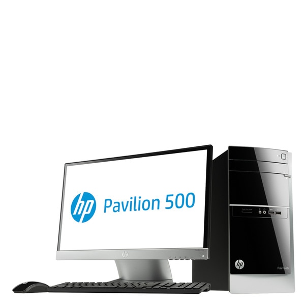 Ordenador Sobremesa HP Pavilion 500-012esm APU AMD Quad Core A8-5500 con monitor zoom