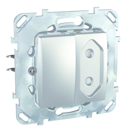 Image of Conmutador+base Aluminio Unica Top 000301008454