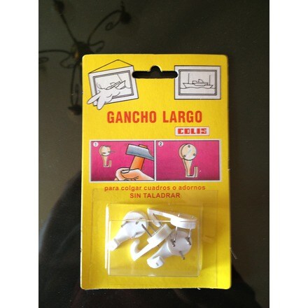 Image of Percha Gancho Largo 001007900051