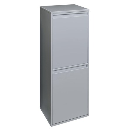 Image of Armario Metal 2 Compartimentos Gris 001010101499