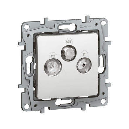 Image of Base Tv/r/sat Niloe Blanco 000300103363