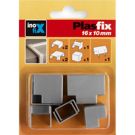 Image of Acces Surtidos Canaleta 16x10 Mm Gris 000310000534