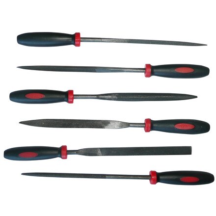 Image of Juego 6 Limas Aguja Bimaterial 000400700258