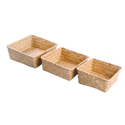 Image of Set Cestos Seagrass Marrón 000704401595