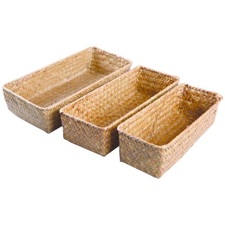 Image of Set Cestos Seagrass Marrón 000704401603